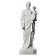 Statua San Giuseppe 160 cm vetroresina bianca s1