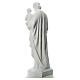 Figura Święty Józef 160 cm biały fiberglass s3