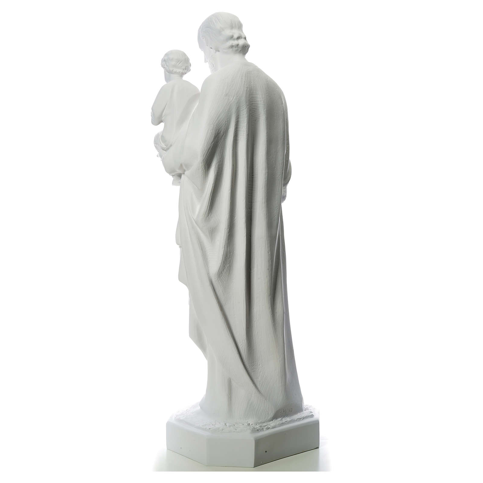 Saint Joseph statue in white fiberglass, 160 cm online sales on