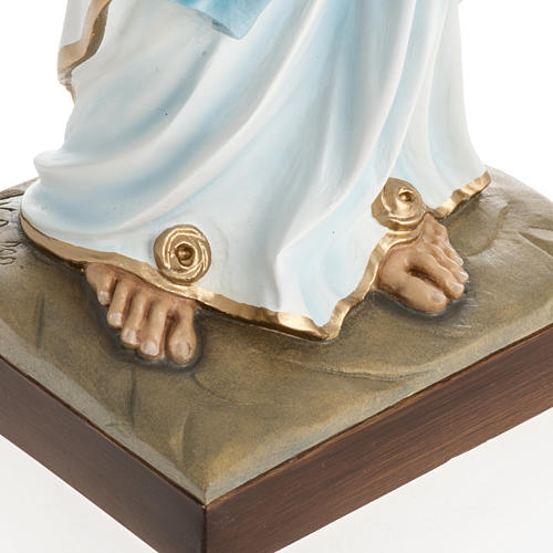 Our Lady of Lourdes statue in fiberglass, 60 cm 3
