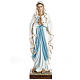Our Lady of Lourdes statue in fiberglass, 60 cm s1