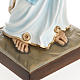 Our Lady of Lourdes statue in fiberglass, 60 cm s3