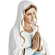 Notre-Dame de Lourdes 60 cm fibre de verre colorée s2