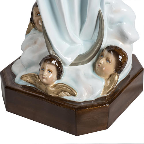 Mary Assumed into Heaven statue in fiberglass 100cm 10