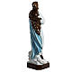 Statue Vierge de l'assomption 100 cm fibre de verre lucide s7