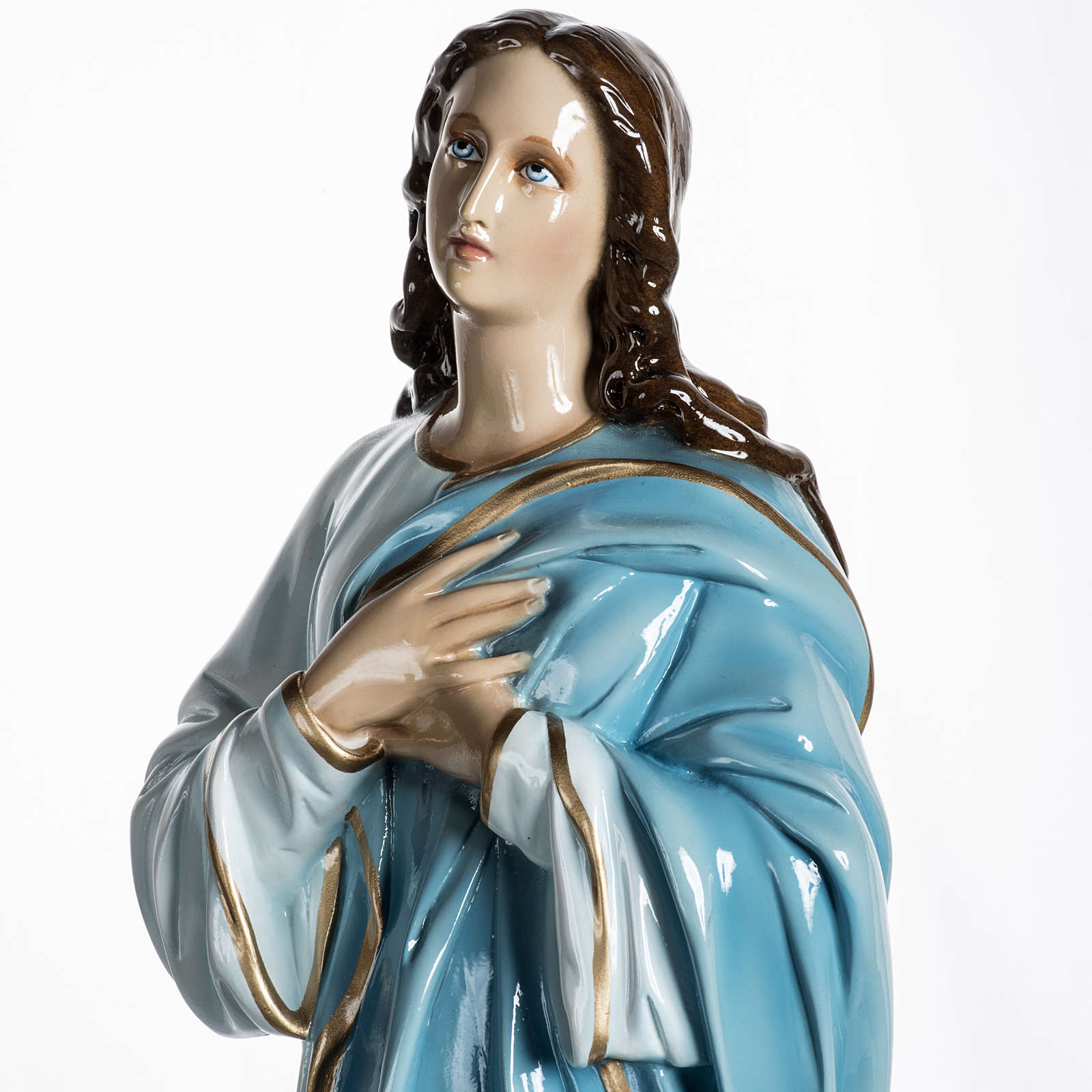 Blessed Virgin Mary statue in fiberglass 100cm | online sales on