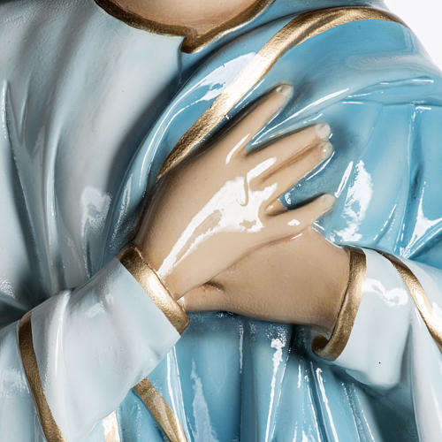 Mary Assumed into Heaven statue in fiberglass 100cm 3