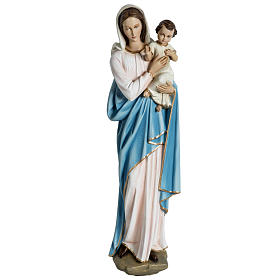 Virgin Mary and baby Jesus statue in fiberglass 60cm