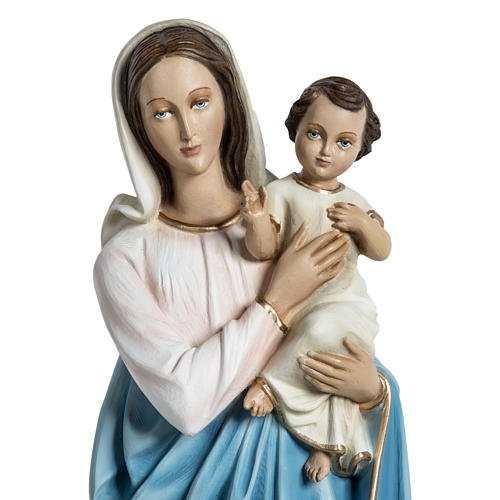 Statue Vierge à l'enfant en fibre de verre à suspendre 60 cm 2