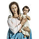 Statue Vierge à l'enfant en fibre de verre à suspendre 60 cm s2