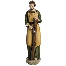 Joseph the Carpenter statue in fiberglass 60cm