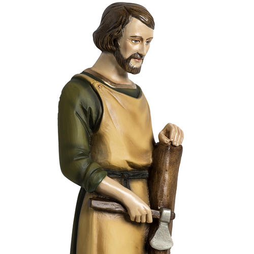 Joseph the Carpenter statue in fiberglass 60cm 6