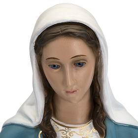 Immaculate Virgin Mary statue in fiberglass, crystal eyes, 60cm FOR OUTDOOR