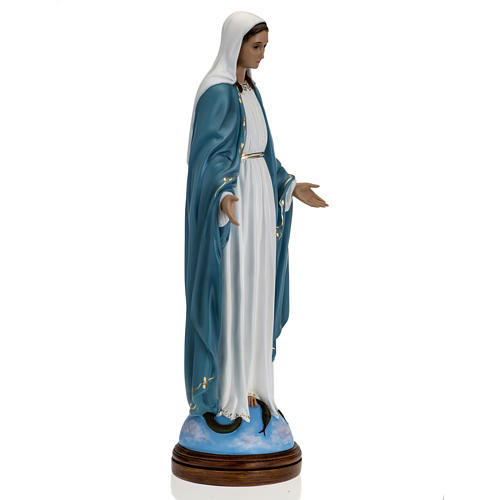 Immaculate Virgin Mary statue in fiberglass, crystal eyes, 60cm FOR OUTDOOR 5