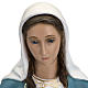 Immaculate Virgin Mary statue in fiberglass, crystal eyes, 60cm FOR OUTDOOR s2