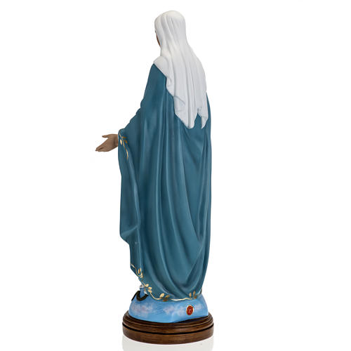 Immaculate Virgin Mary statue in fiberglass, crystal eyes, 60cm FOR OUTDOOR 6