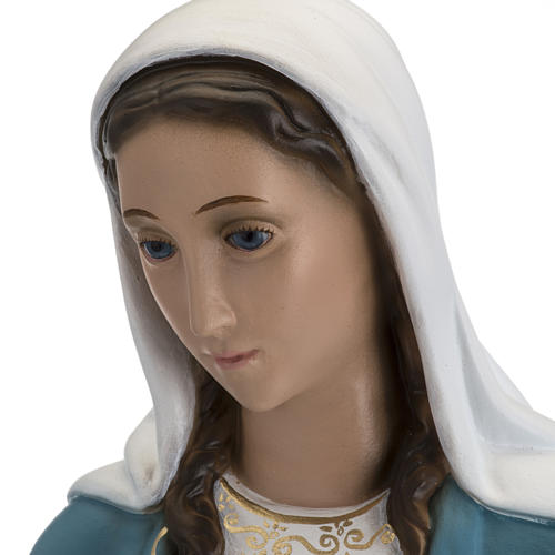 Immaculate Virgin Mary statue in fiberglass, crystal eyes, 60cm FOR OUTDOOR 8