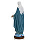 Immaculate Virgin Mary statue in fiberglass, crystal eyes, 60cm FOR OUTDOOR s6