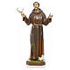 Saint Francis statue in fiberglass 170cm for outdoor use s1