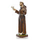 Saint Francis statue in fiberglass 170cm for outdoor use s2
