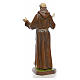 Saint Francis statue in fiberglass 170cm for outdoor use s3