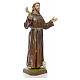 Saint Francis statue in fiberglass 170cm for outdoor use s4