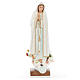Our Lady of Fatima statue in painted fiberglass 60cm s1
