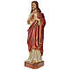 Sacred Heart of Jesus statue in fiberglass for outdoors use 130c s3