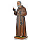 Padre Pio of Pietralcina statue in painted fiberglass 175cm s2