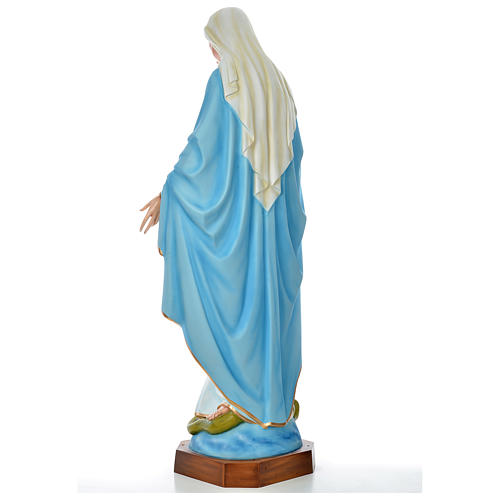 Immaculate Madonna statue in painted fiberglass 180cm 8