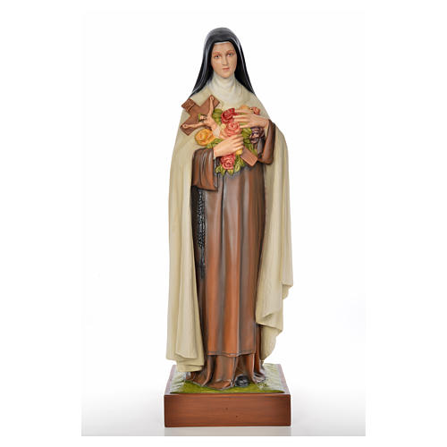 Sainte Thérèse de l'enfant Jésus 100 cm fibre de verre 1
