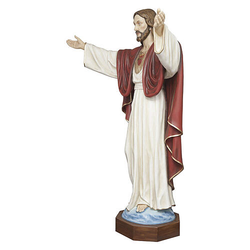 Cristo Redentor 200 cm. fibra de vidrio coloreada 8
