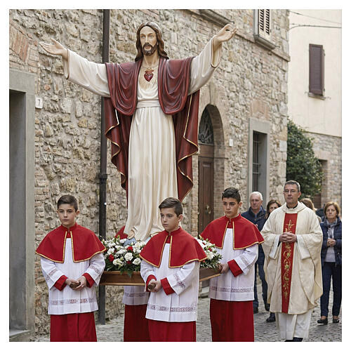 Cristo Redentor 200 cm fibra de vidro 2