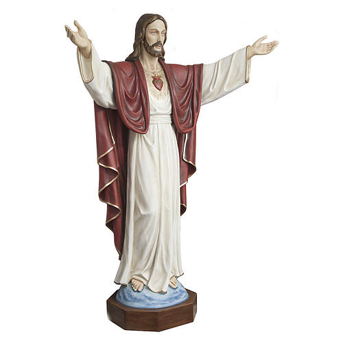 Cristo Redentor 200 cm fibra de vidro 5