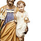 St Joseph à l'enfant 130 cm fibre de verre peinte s2