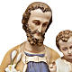 St Joseph à l'enfant 130 cm fibre de verre peinte s3