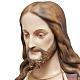 Sacred Heart of Jesus statue in painted fiberglass 165cm s4
