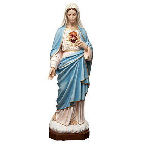 Sacred Heart of Mary statue in painted fiberglass 165cm