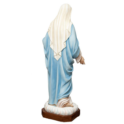 Sacred Heart of Mary statue in painted fiberglass 165cm 7