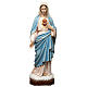 Sacred Heart of Mary statue in painted fiberglass 165cm s1