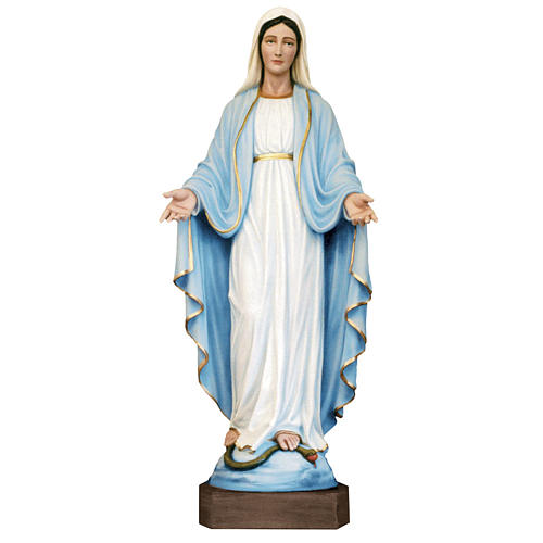 Immaculate Virgin Mary statue, 180cm, painted fiberglass 1