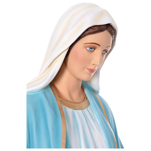 Immaculate Virgin Mary statue, 180cm, painted fiberglass 4