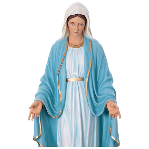 Immaculate Virgin Mary statue, 180cm, painted fiberglass 5