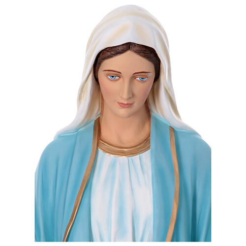 Immaculate Virgin Mary statue, 180cm, painted fiberglass 7