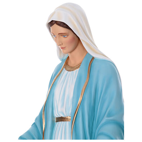 Immaculate Virgin Mary statue, 180cm, painted fiberglass 14
