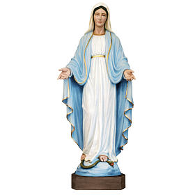 Immaculate Virgin Mary statue, 180cm, painted fiberglass