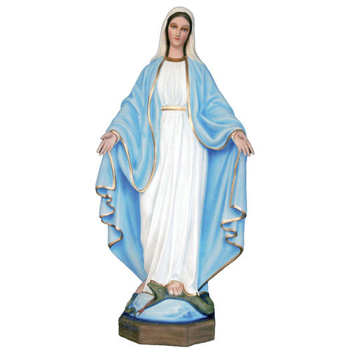 Immaculate Virgin Mary statue, 100cm, painted fiberglass 1