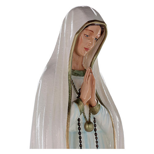 Virgen de Fátima 83 cm. fibra de vidrio coloreada 2