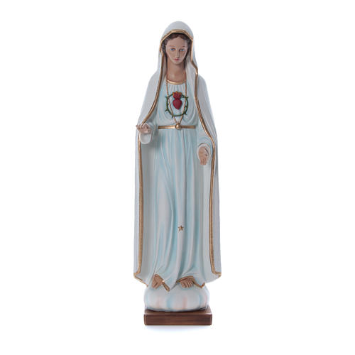Virgen de Fátima 100 cm. fibra de vidrio coloreada 1