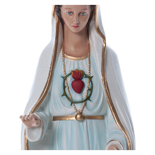 Virgen de Fátima 100 cm. fibra de vidrio coloreada 4